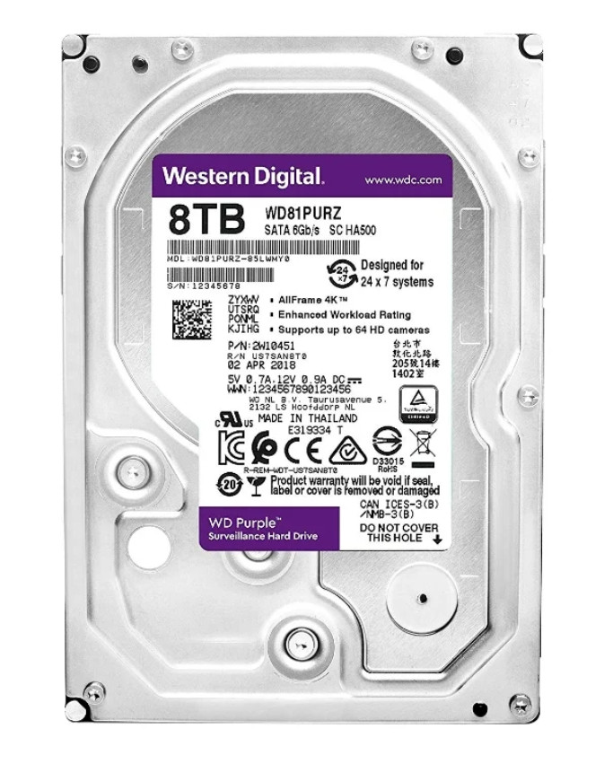 WD Purple WD81PURZ 8TB