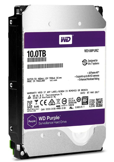 WD Purple WD100PURZ 10TB